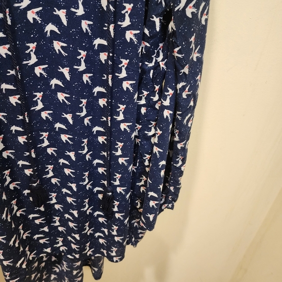 MAX JEANS Cold Shoulder Relaxed Fit Boho  Blouse size L - Picture 8 of 9